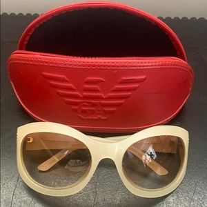 Emporio Armani made in Italy sunglasses w/case